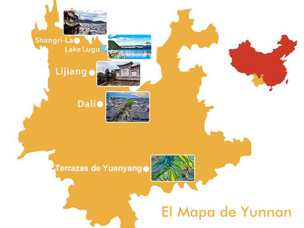 mapa de yunnan